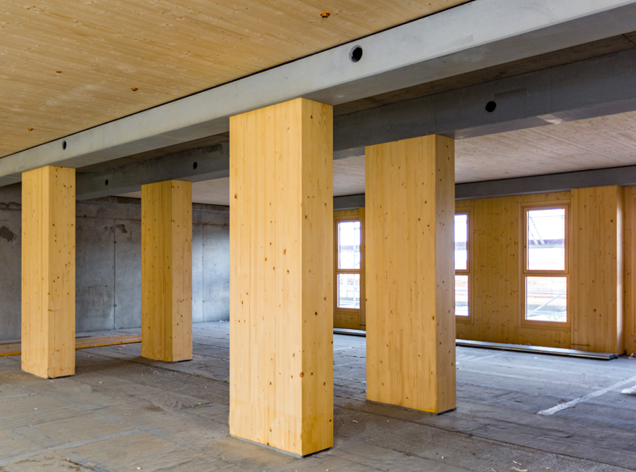 Timber Concrete Composite Element Xc® Xlamconcrete By Mmk Mm Holz